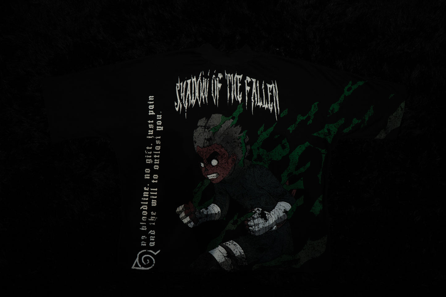 Camiseta Boxy/Oversized- Rock Lee